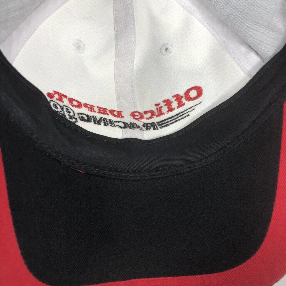 OFFICE DEPOT RACING HAT CAP 99 ROUSH RACING NASCAR CHECKERED FLAG SPORTS OSFM - Picture 12 of 14